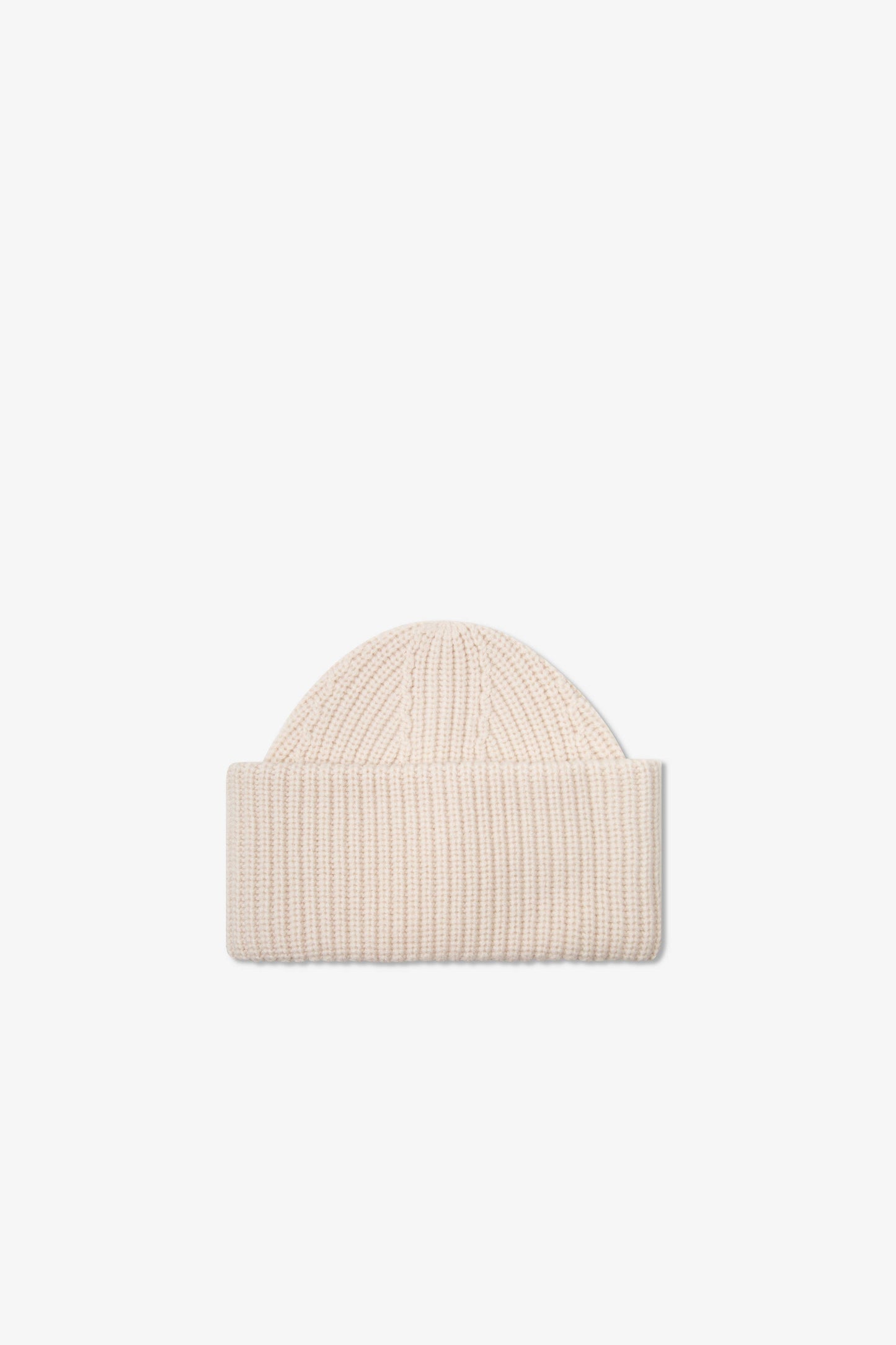 The Merino Wool Beanie - White - AW23