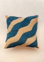 Load image into Gallery viewer, Textured Stone Wave Cotton Cushion Cover
